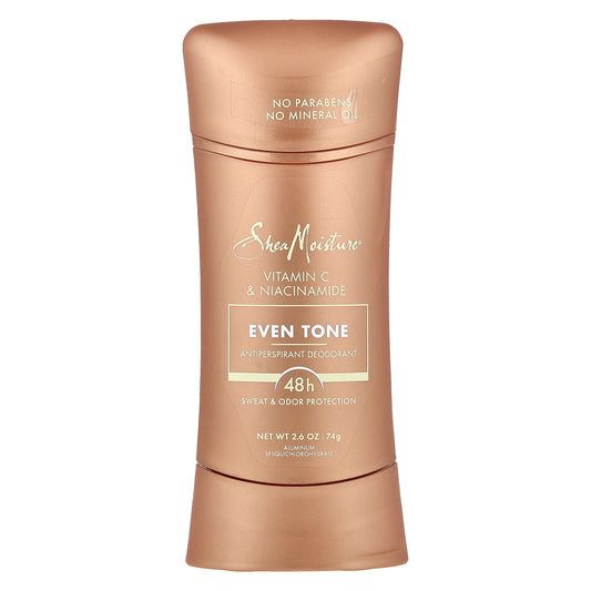 SheaMoisture, Even Tone, Antiperspirant Deodorant, Vitamin C & Niacinamide, 2.6 oz (74 g)