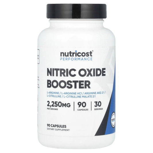 Nutricost, Performance, Nitric Oxide Booster, 90 Capsules