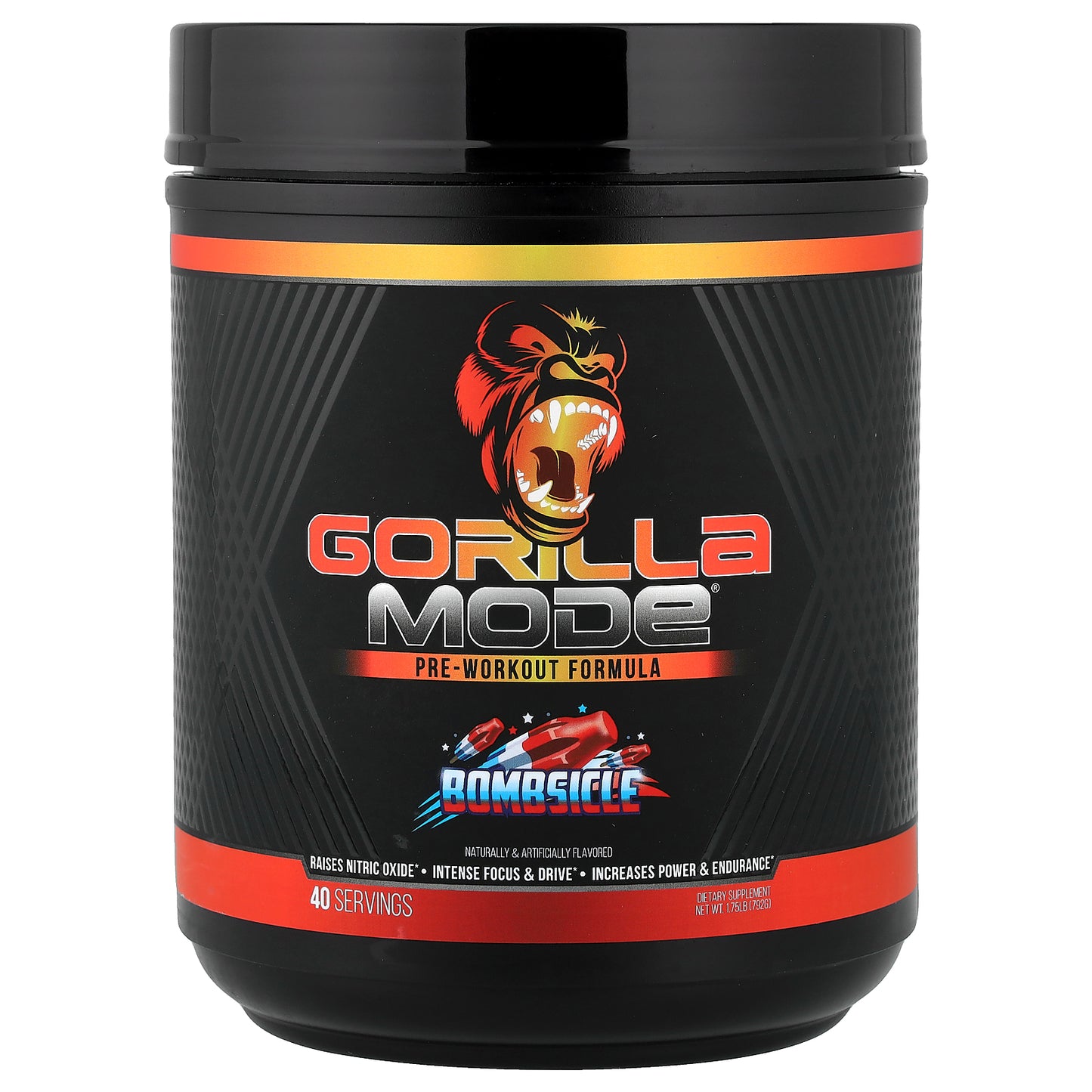 Gorilla Mind, Mode®, Pre-Workout Formula, Bombsicle, 1.75 lb (792 g)