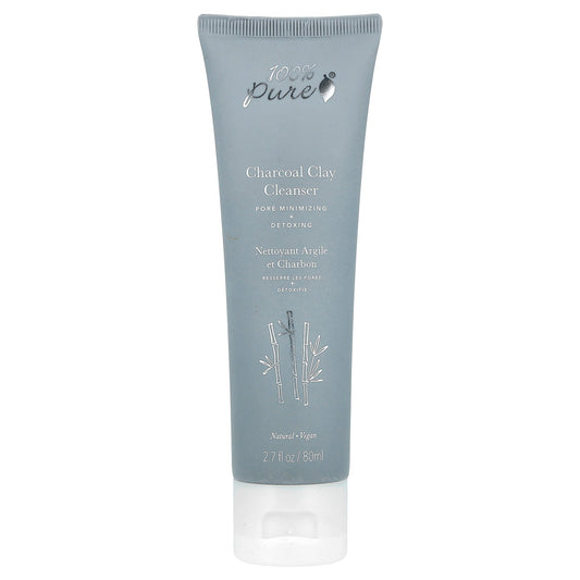 100% PURE, Charcoal Clay Cleanser, 2.7 fl oz (80 ml)