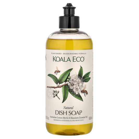 Koala Eco, Natural Dish Soap, Australian Lemon Myrtle & Mandarin Essential Oil, 16.9 fl oz (500 ml)