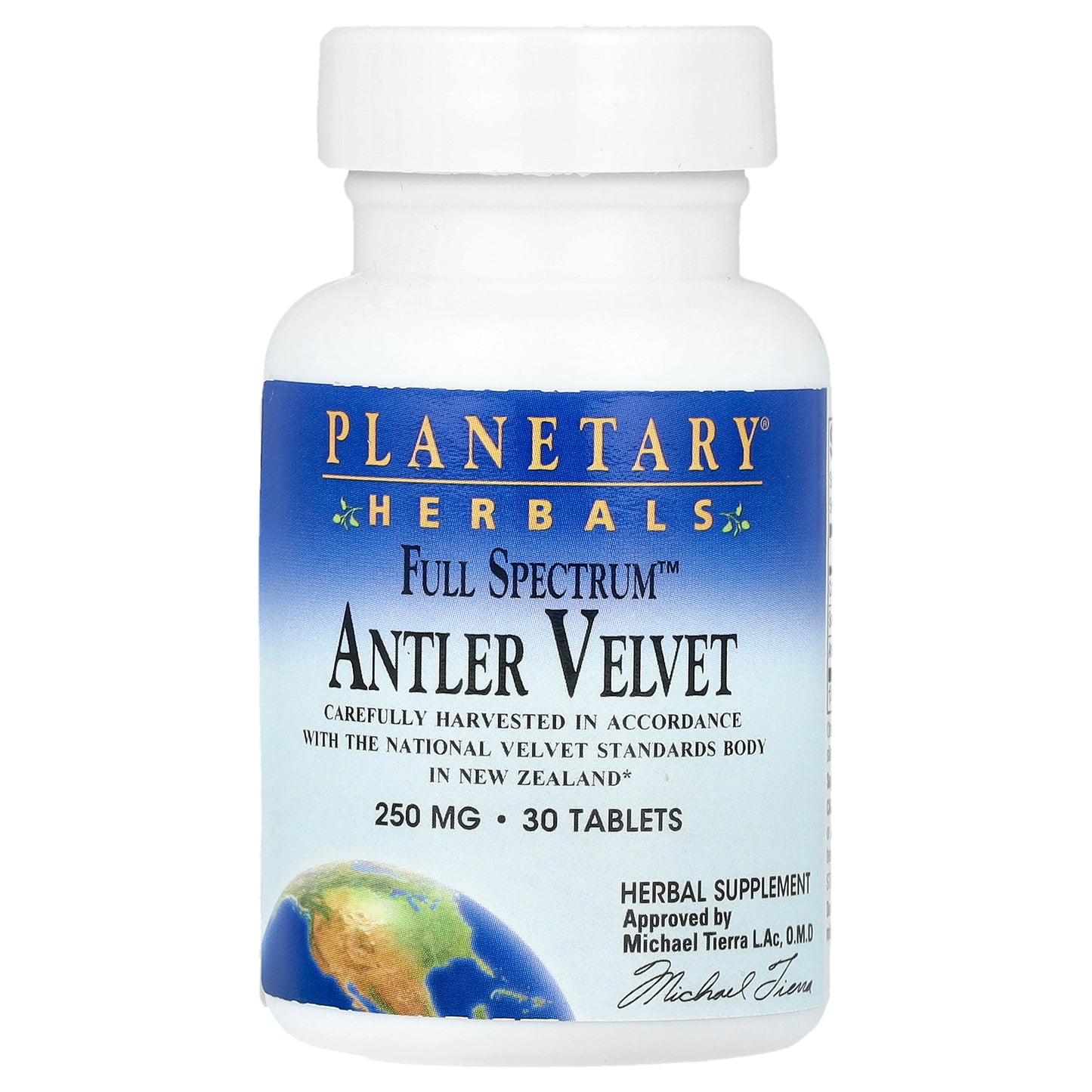 Planetary Herbals, Full Spectrum™ Antler Velvet, 30 Tablets (250 mg per Tablet)