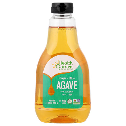 Health Garden, Organic Blue Agave, Low Glycemic Sweetener, 23.28 oz (660 g)