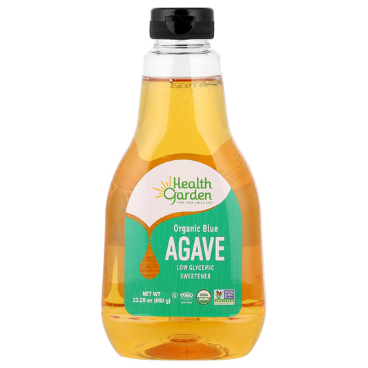 Health Garden, Organic Blue Agave, Low Glycemic Sweetener, 23.28 oz (660 g)