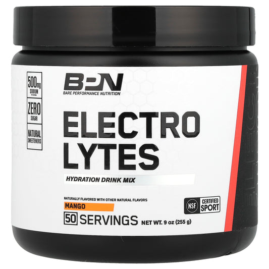 BPN, Electrolytes, Hydration Drink Mix, Mango, 9 oz (255 g)