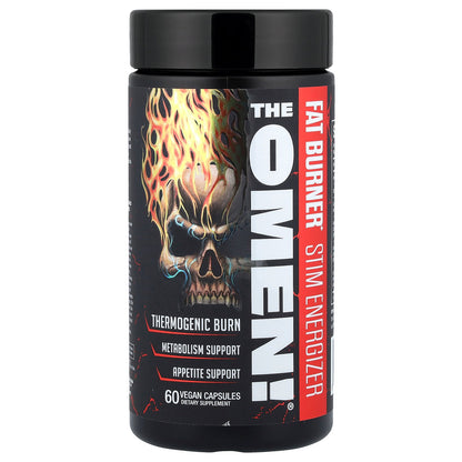 JNX Sports, The Omen!®, Fat Burner, 60 Vegan Capsules