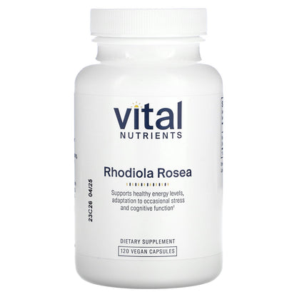 Vital Nutrients, Rhodiola Rosea, 120 Vegan Capsules (200 mg per Capsule)