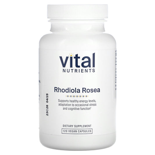 Vital Nutrients, Rhodiola Rosea, 120 Vegan Capsules (200 mg per Capsule)