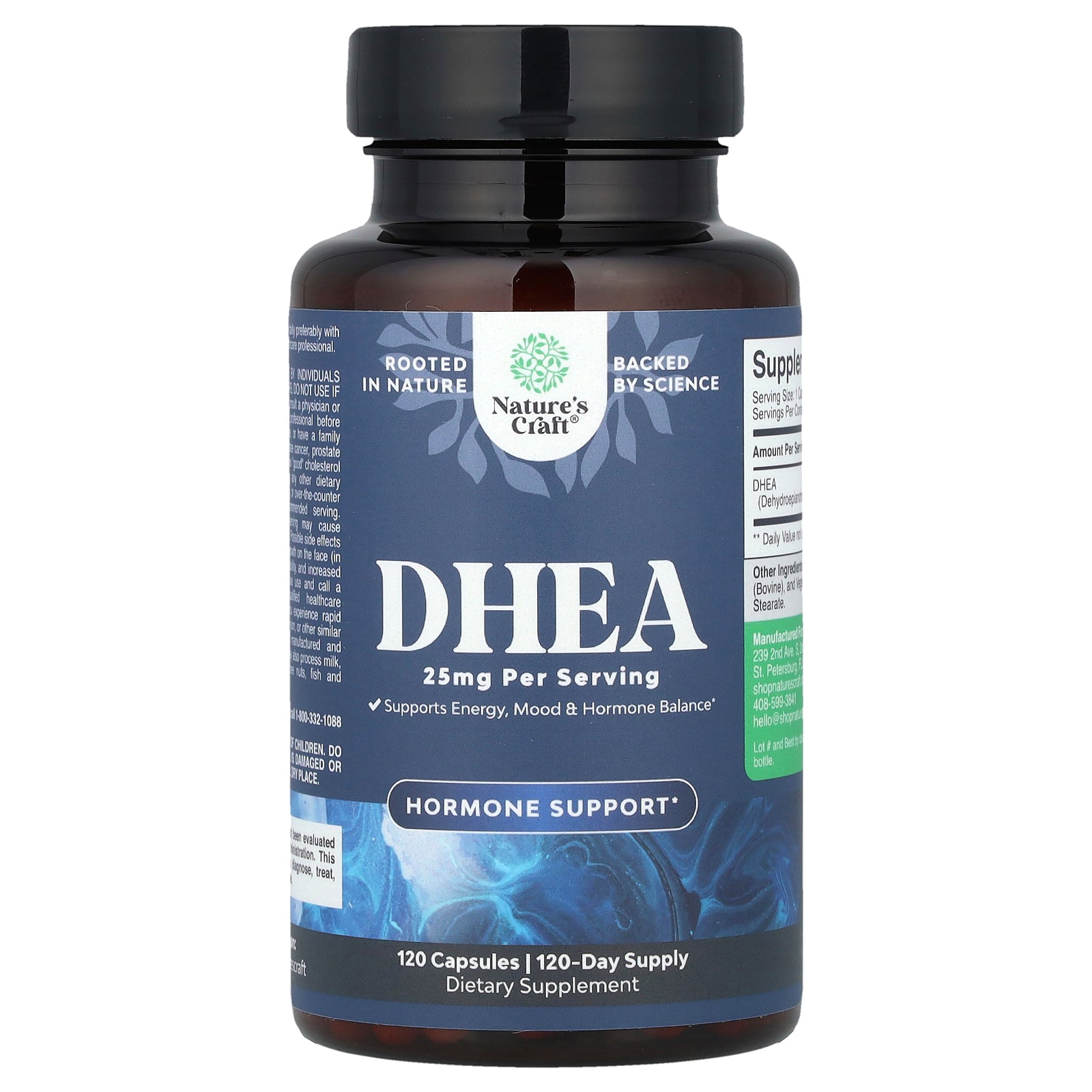 Nature's Craft, DHEA, 25 mg, 120 Capsules