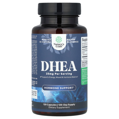 Nature's Craft, DHEA, 25 mg, 120 Capsules