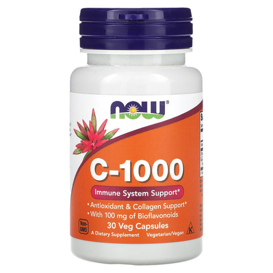 NOW Foods, C-1000, 30 Veg Capsules