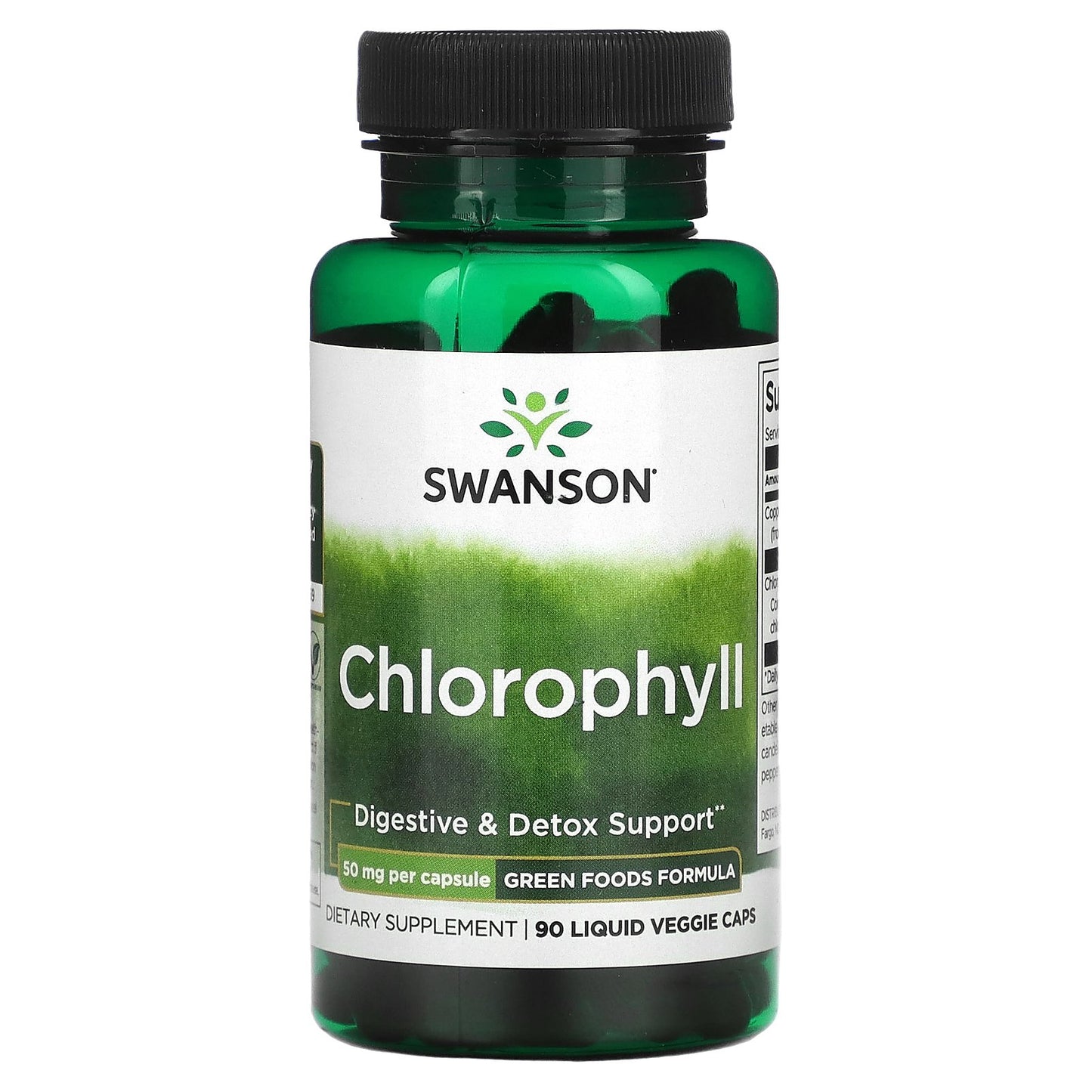 Swanson, Chlorophyll, 90 Liquid Veggie Caps