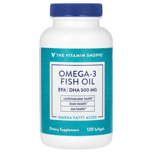 The Vitamin Shoppe, Omega-3 Fish Oil, 120 Softgels