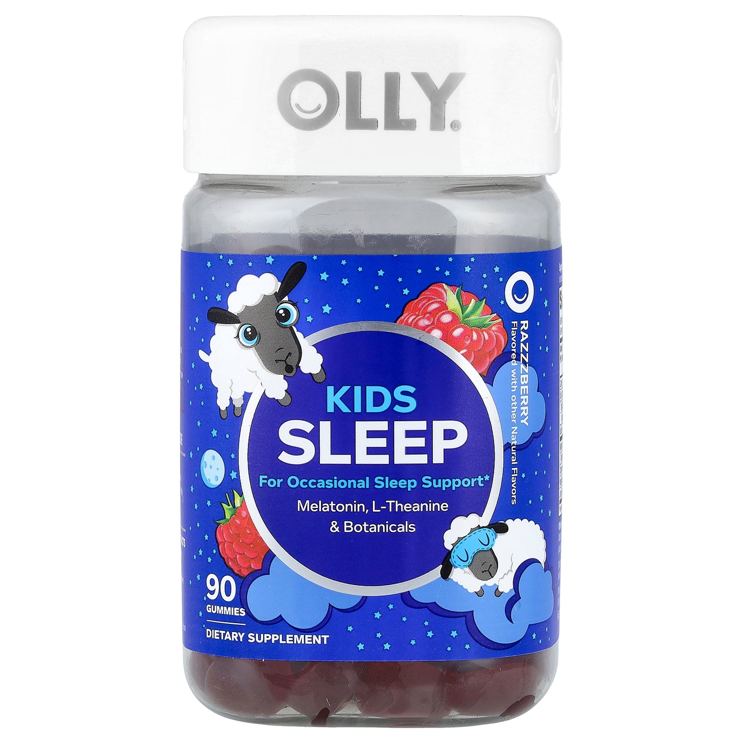OLLY, Kids Sleep Gummies, Razzzberry, 90 Gummies