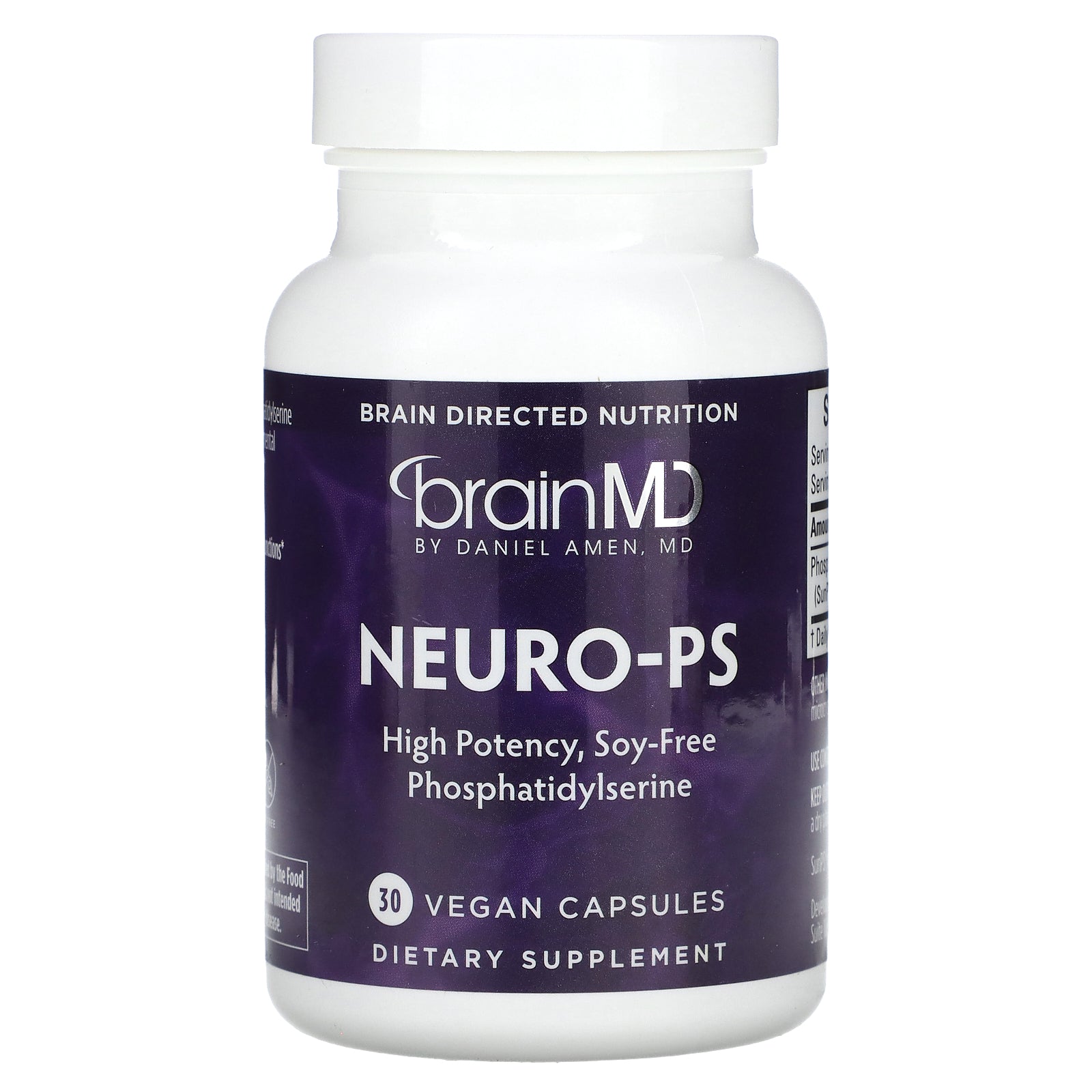 BrainMD, Neuro-PS, 30 Vegan Capsules (150 mg per Capsule)