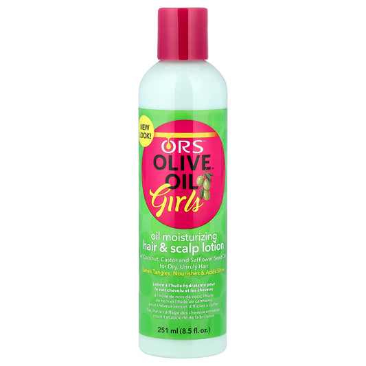 ORS, Olive Oil™ Girls, Oil Moisturizing Hair & Scalp Lotion, 8.5 fl oz (251 ml)