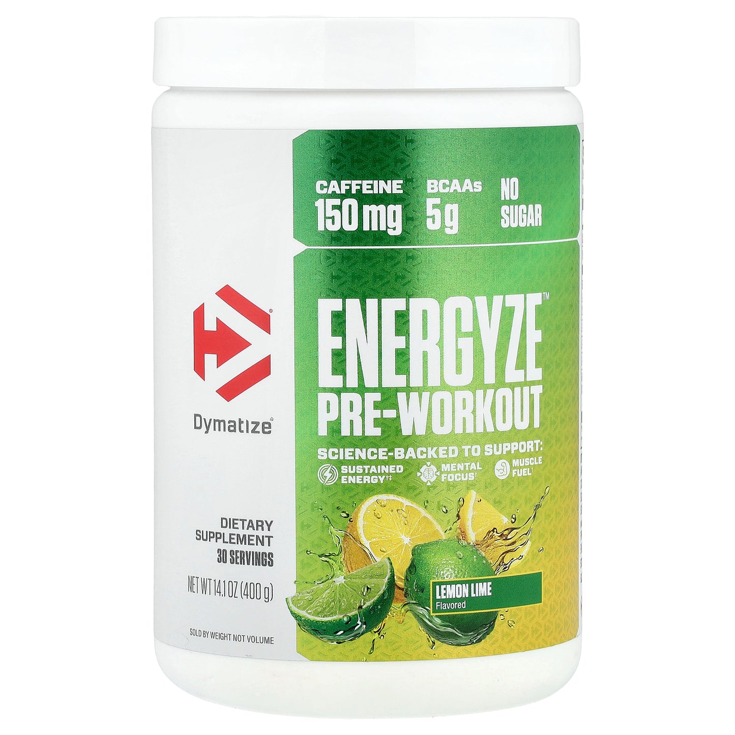 Dymatize, Energyze™ Pre-Workout, Lemon Lime, 14.1 oz (400 g)