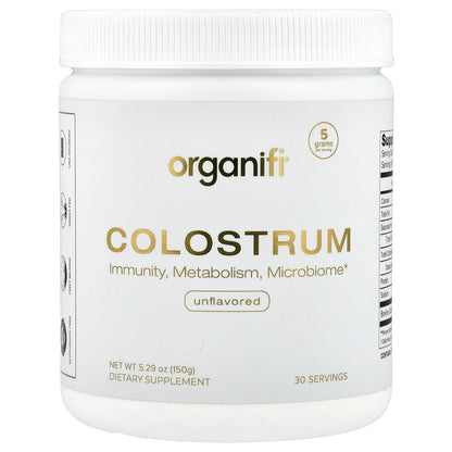 Organifi, Colostrum, Unflavored, 5.29 oz (150 g)