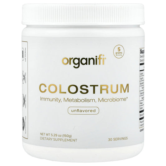 Organifi, Colostrum, Unflavored, 5.29 oz (150 g)