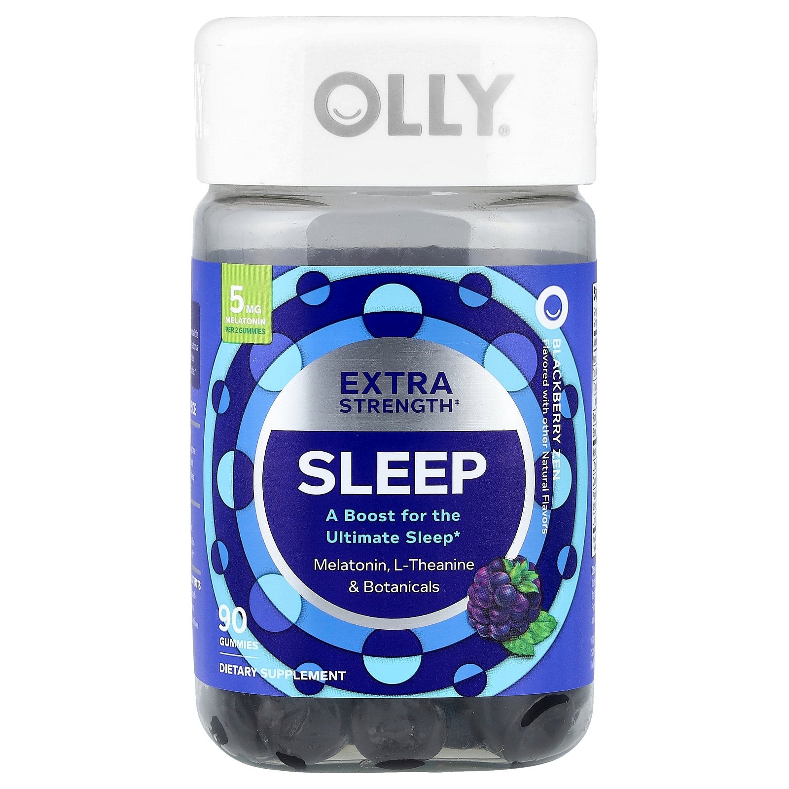 OLLY, Sleep Gummies, Blackberry Zen, 90 Gummies