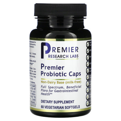 Premier Research Labs, Premier Probiotic Caps, 60 Vegetarian Softgels