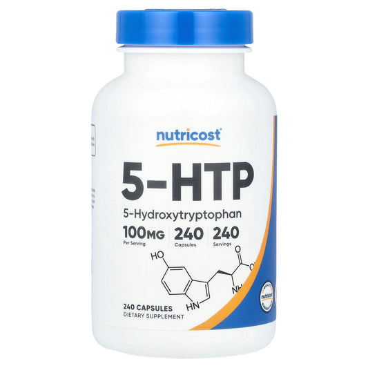 Nutricost, 5-HTP , 100 mg, 240 Capsules