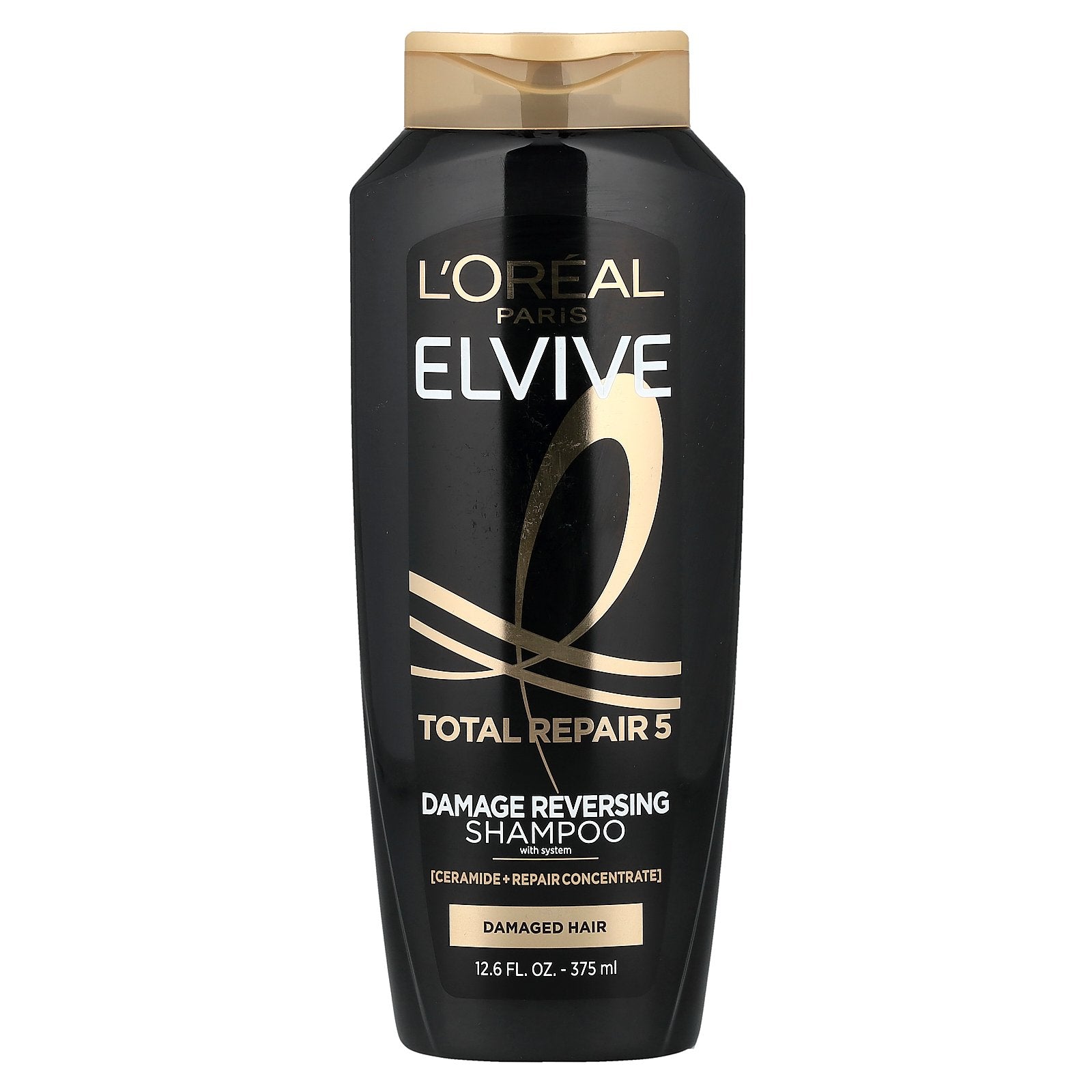 L'Oréal, Elvive, Total Repair 5, Damage Reversing Shampoo, Damaged Hair, 12.6 fl oz (375 ml)