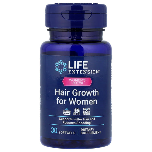 Life Extension, Women's Health, Hair Growth for Women, 30 Softgels