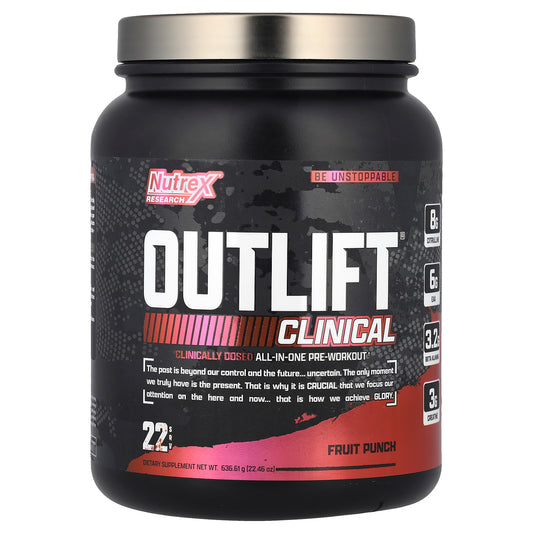 Nutrex Research, Outlift® Clinical, Fruit Punch, 22.46 oz (636.61 g)