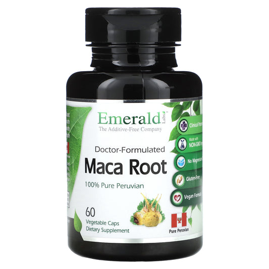 Emerald Laboratories, Maca Root, 500 mg, 60 Vegetable Caps