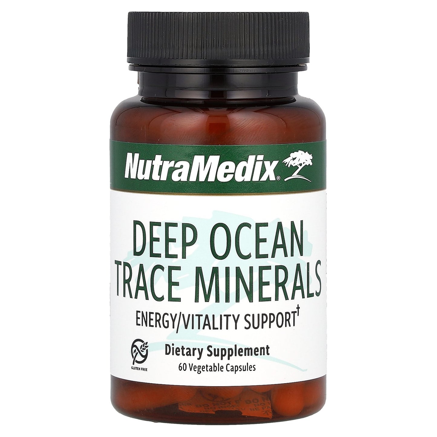 NutraMedix, Deep Ocean Trace Minerals, Energy/Vitality Support, 60 Vegetable Capsules (500 mg per Capsule)