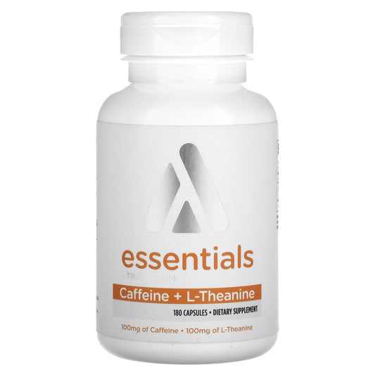 TransformHQ, Essentials, Caffeine + L-Theanine, 180 Capsules