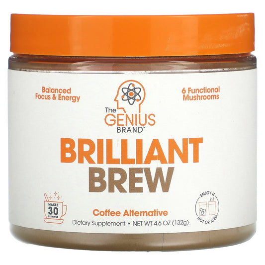 The Genius Brand, Brilliant Brew, Coffee Alternative, 4.6 oz (132 g)