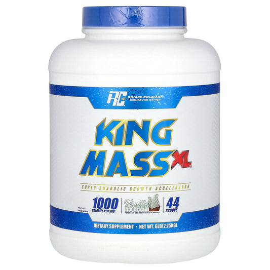 Ronnie Coleman, Signature Series, King Mass XL, Vanilla Ice Cream, 6 lb (2.75 kg)