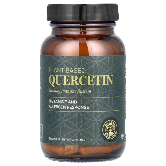 Global Healing, Plant-Based Quercetin, 60 Capsules (250 mg per Capsule)