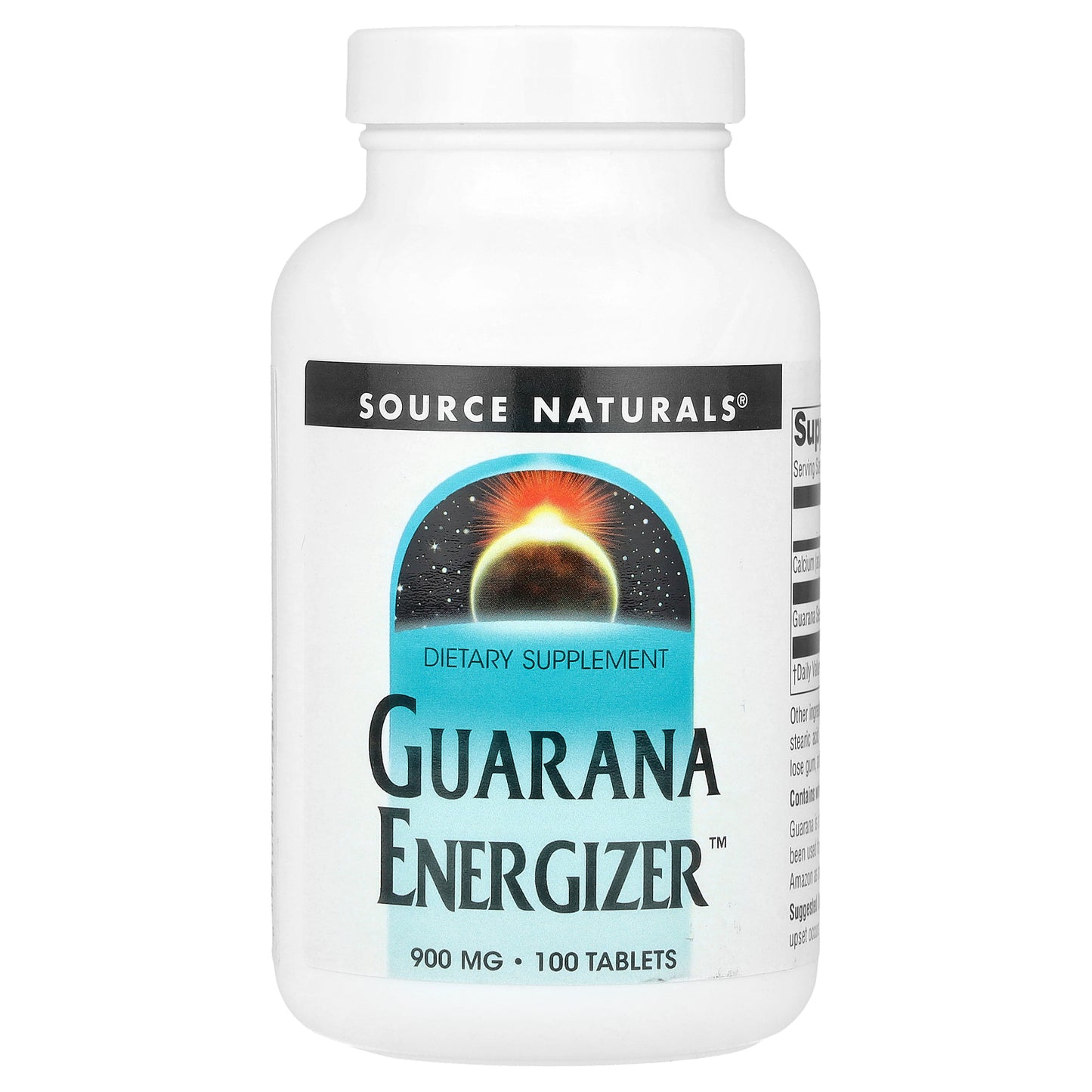 Source Naturals, Guarana Energizer™, 100 Tablets