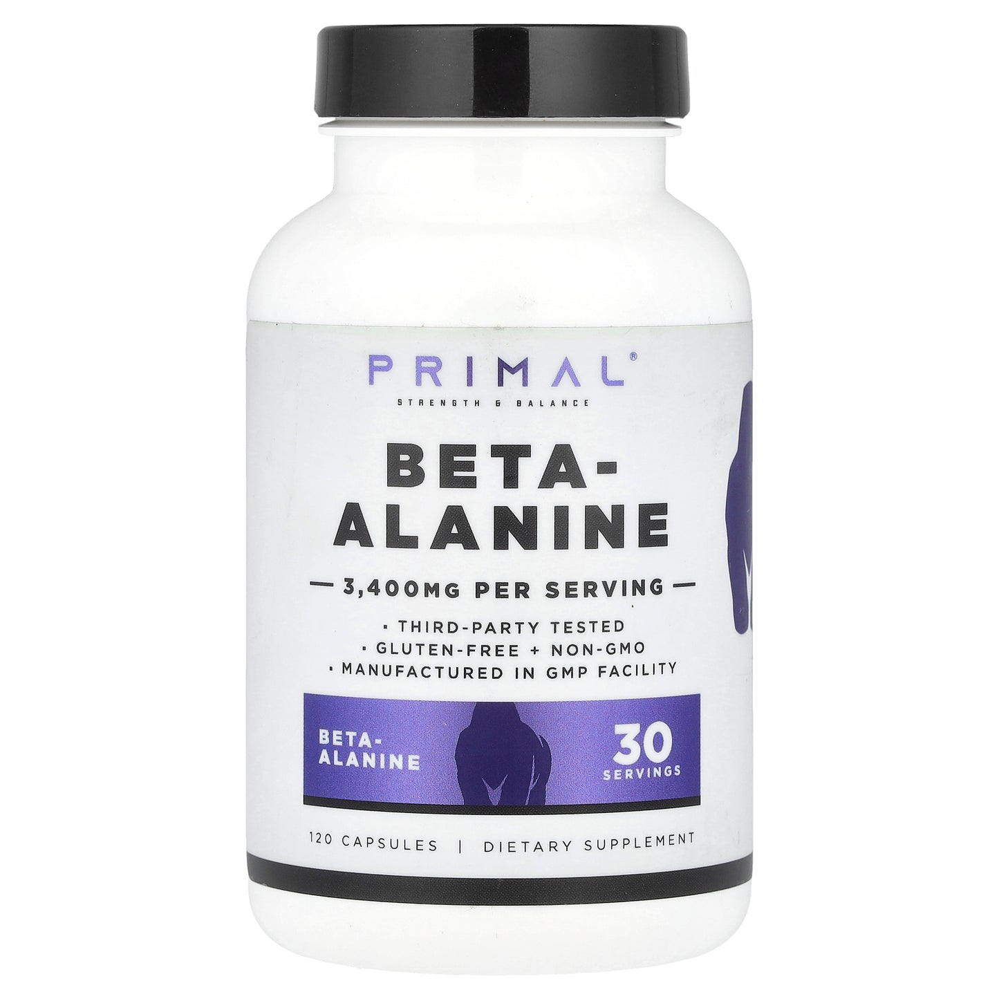 PrePrimal, Beta-Alanine, 120 Capsules (850 mg per Capsule)