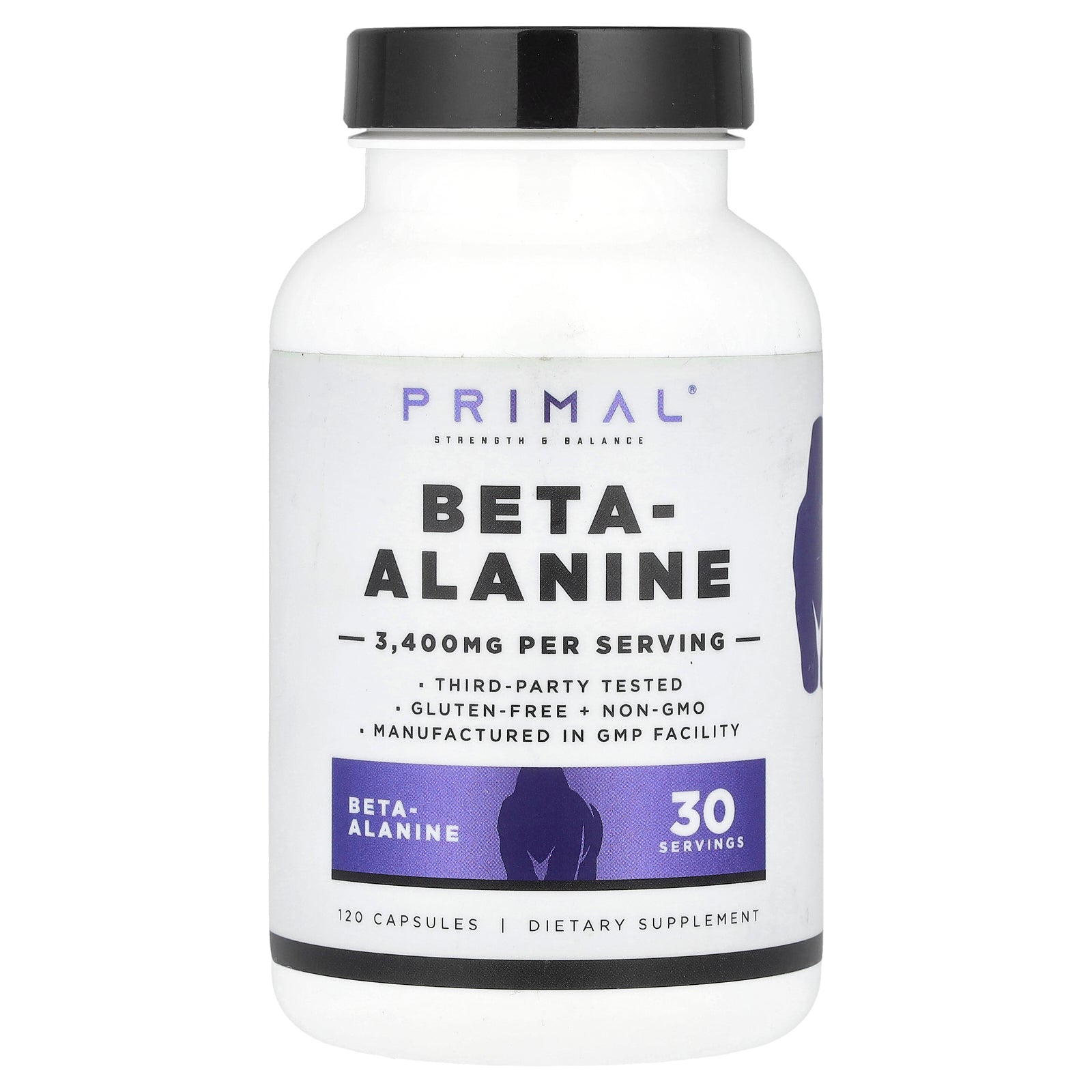 PrePrimal, Beta-Alanine, 120 Capsules (850 mg per Capsule)