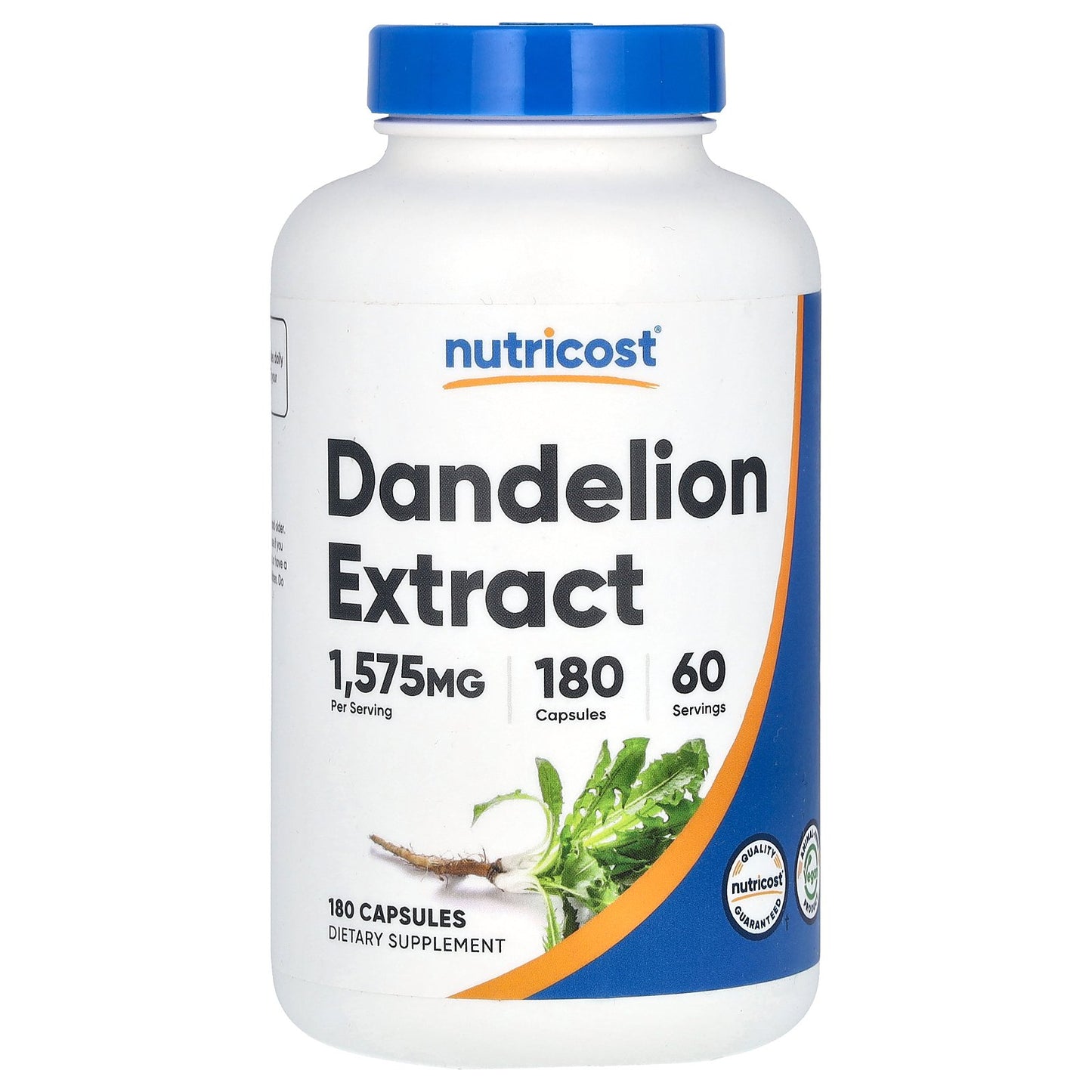 Nutricost, Dandelion Extract, 180 Capsules (525 mg per Capsule)
