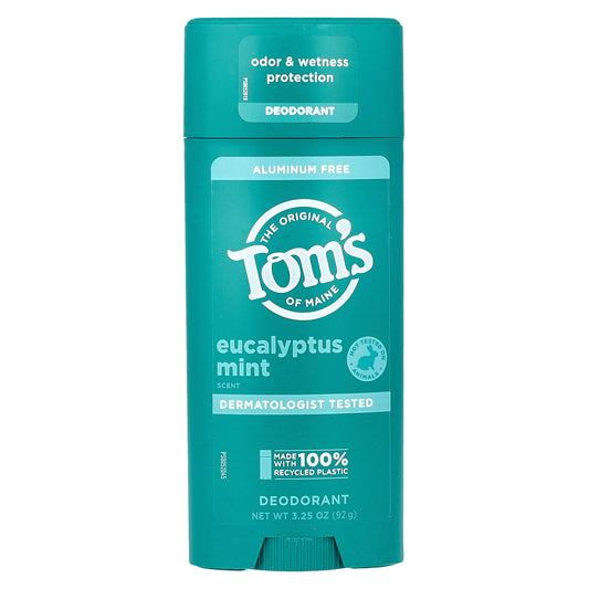 Tom's of Maine, Aluminum Free Deodorant, Eucalyptus Mint, 3.25 oz (92 g)