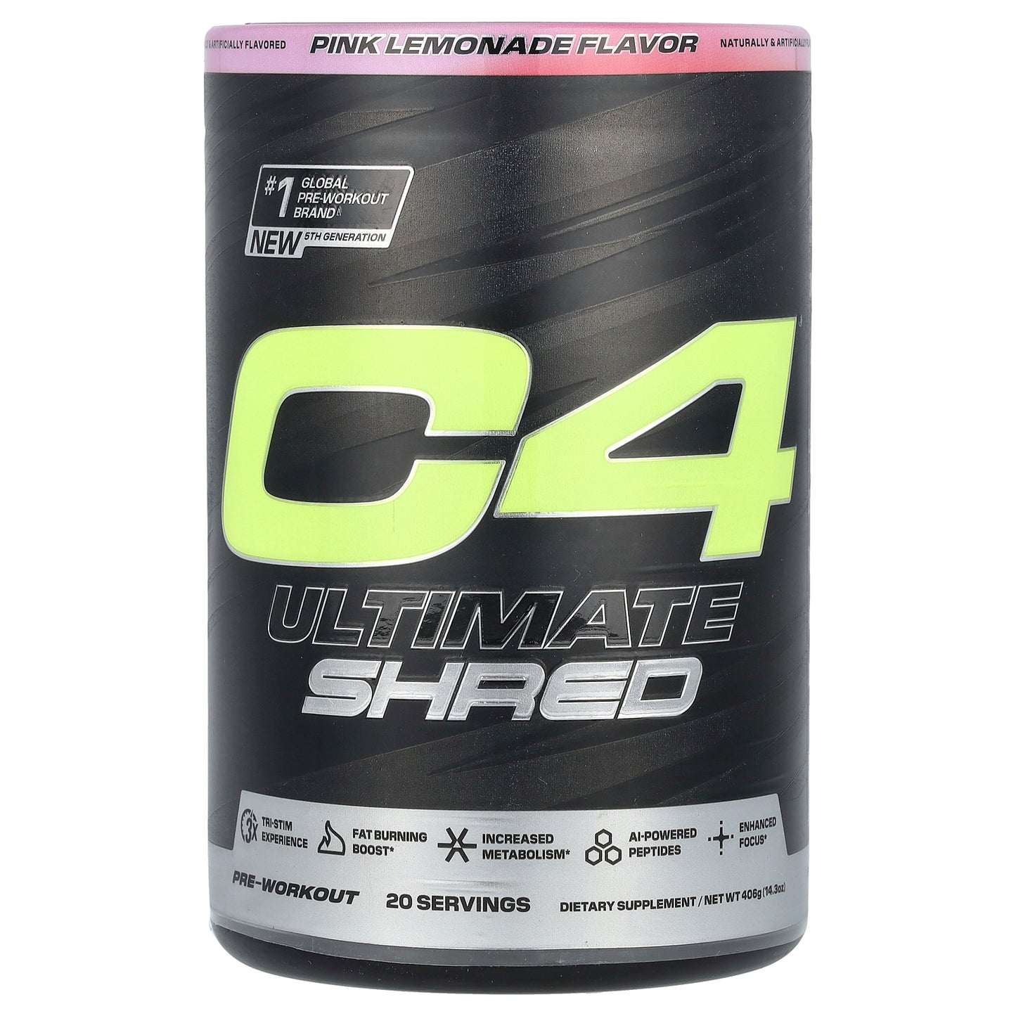 C4 / Cellucor, C4 Ultimate Shred, Pre-Workout, Pink Lemonade , 14.3 oz (406 g)