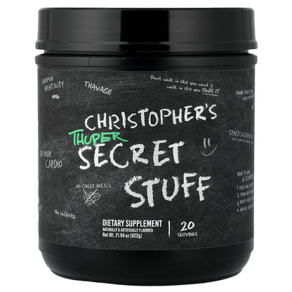 Raw Nutrition, Christopher's Thuper Secret Stuff, 21.94 oz (622 g)