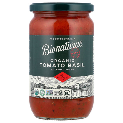 Bionaturae, Bionaturae™, Organic Tomato Basil, 24 oz (680 g)
