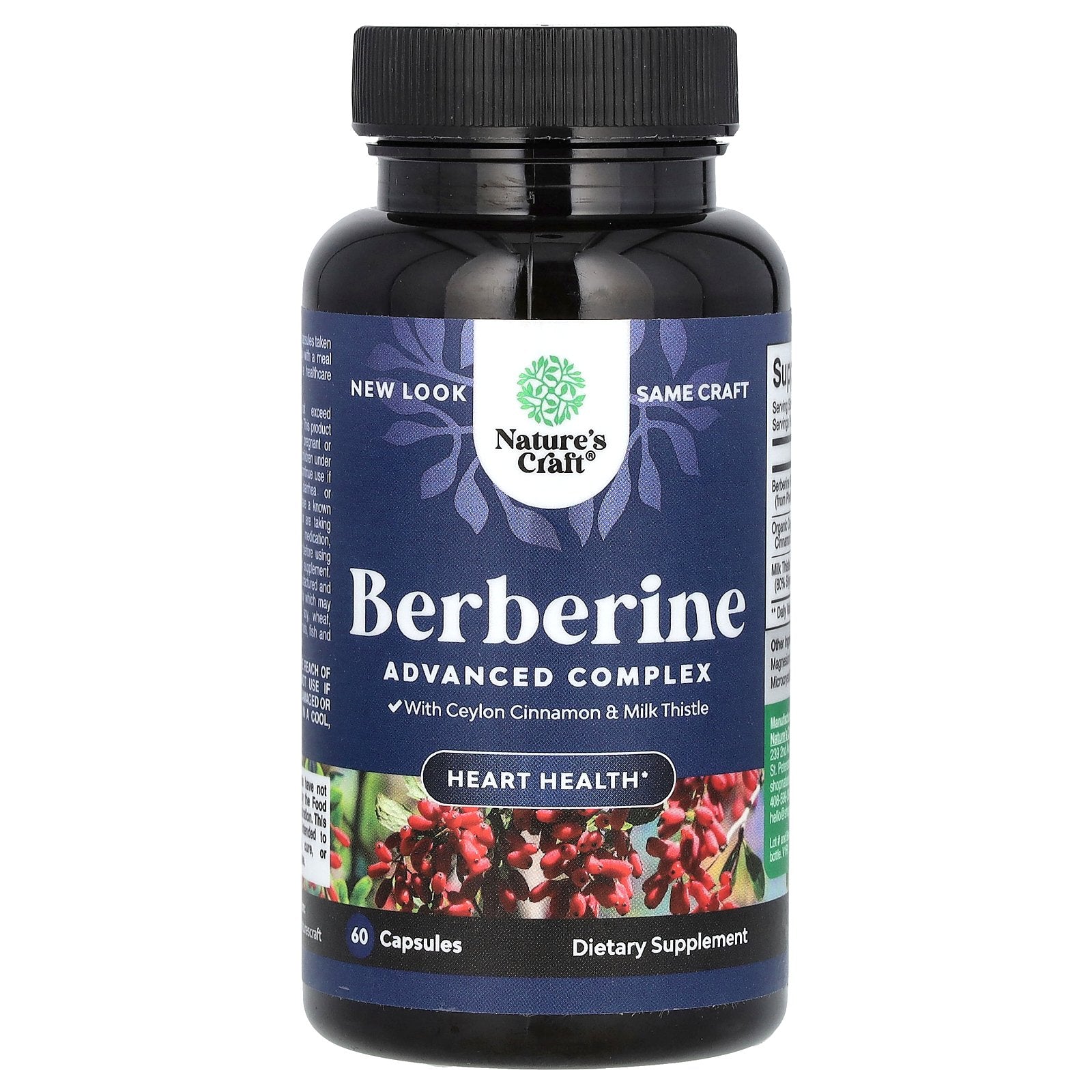 Nature's Craft, Berberine, 60 Capsules