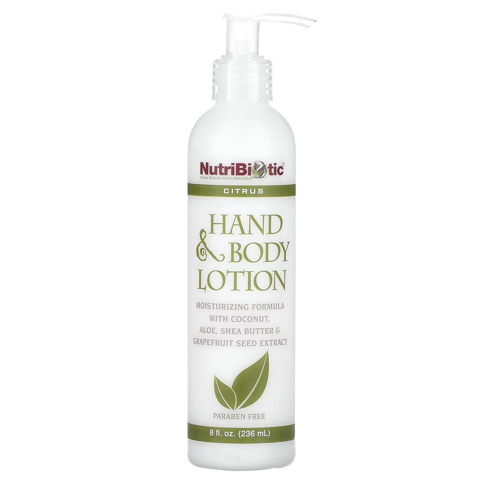 NutriBiotic, Hand & Body Lotion, Citrus, 8 fl oz (236 ml)