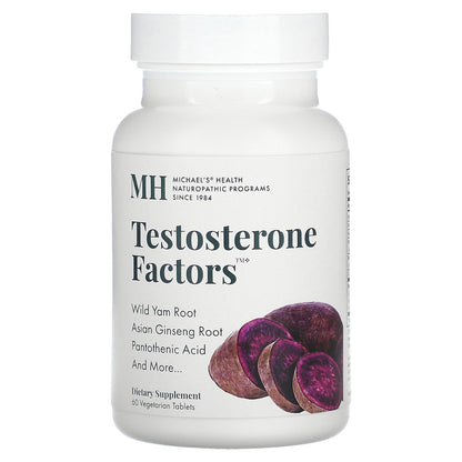 Michael's Health, Testosterone Factors , 60 Vegetarian Tablets