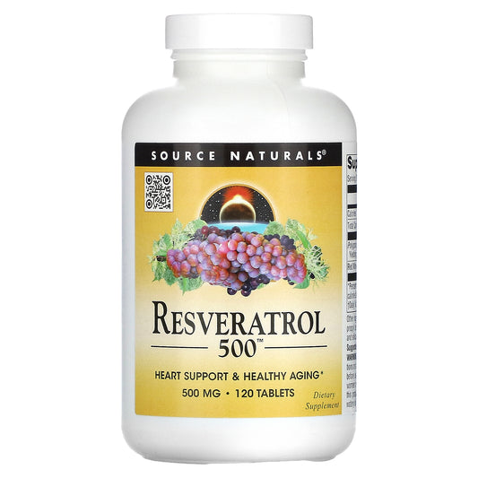 Source Naturals, Resveratrol 500™, 500 mg, 120 Tablets