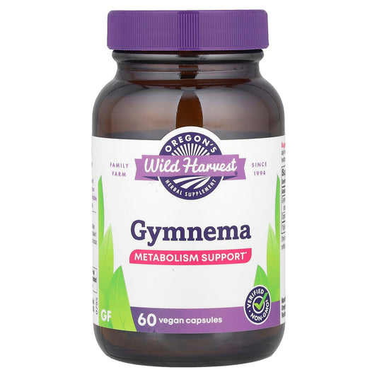 Oregon's Wild Harvest, Gymnema, 60 Vegan Capsules