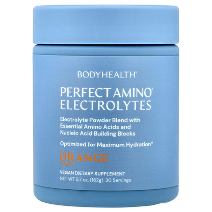 BodyHealth, Perfect Amino® Electrolytes, Orange, 5.7 oz (162 g)