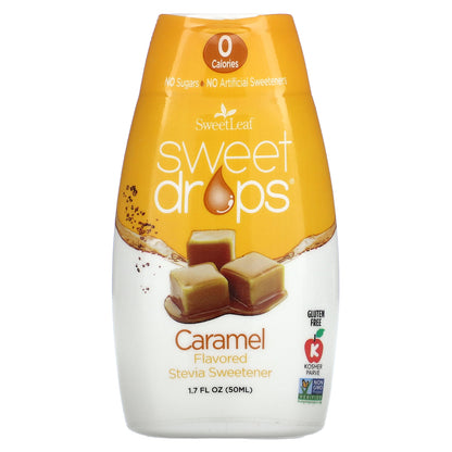 SweetLeaf Stevia, Sweet Drops, Caramel, 1.7 fl oz (50 ml)